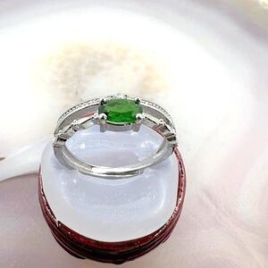 Chrome Diopside Ring - Adjustable